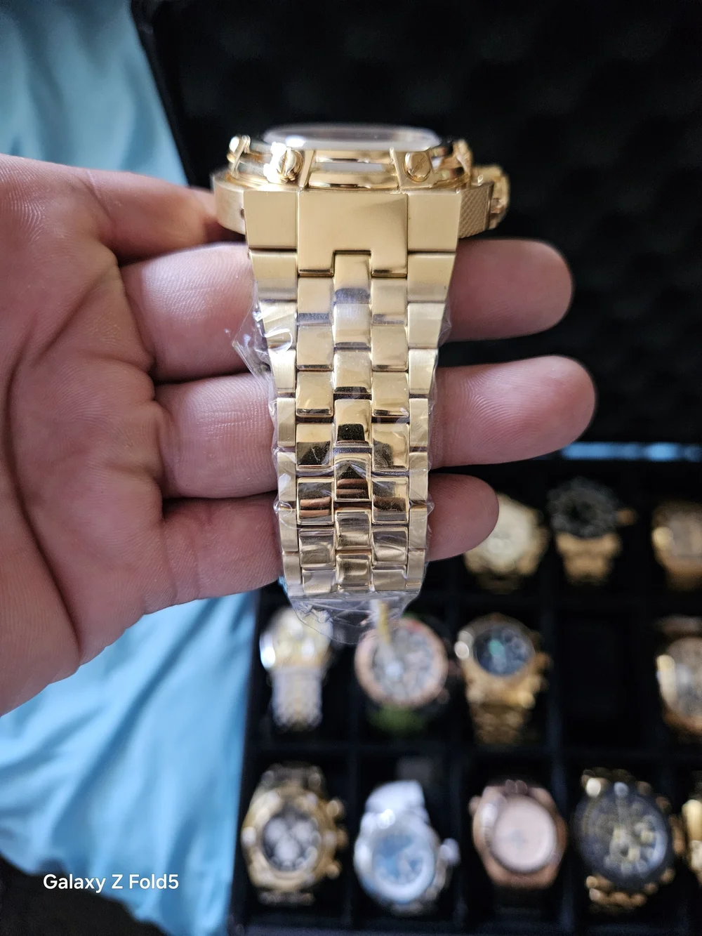 Invicta X Wing Men's Gold and Black Chronograph Watch 52mm
